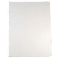 a3 portrait 10 tab dividers white punched